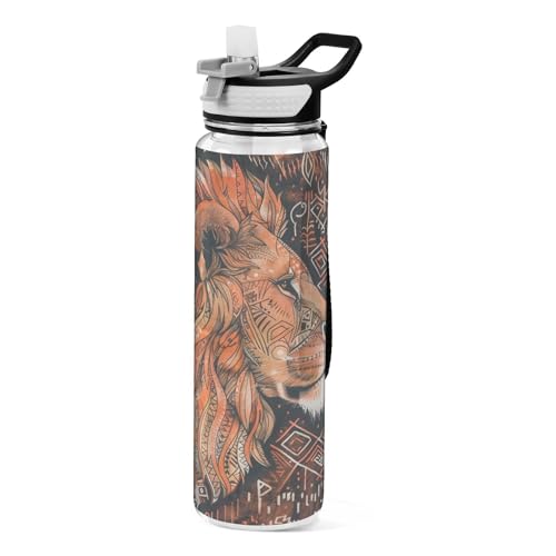 Bouteille d'eau Tritan portable 887 ml en plastique non toxique haute résistance