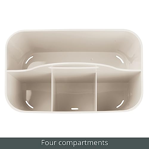 Panier de salle de bain résistant mDesign petite boîte crème