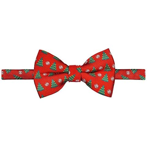 Retreez Red Christmas Bow Tie Cover