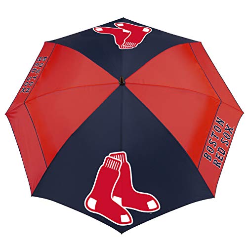 MLB Boston Red Sox 62" Windsheer Lite Umbrella62 Windsheer Lite Golf Umbrella, Multi, NA