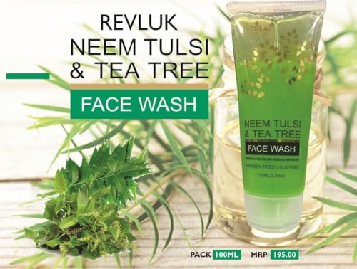 Image of Skin Care Combo - Lukone Aloe Vera Cream 60g and Neem Tulsi Tea Tree Face Wash 100ml, Natural Herbal Care for All Skin Types