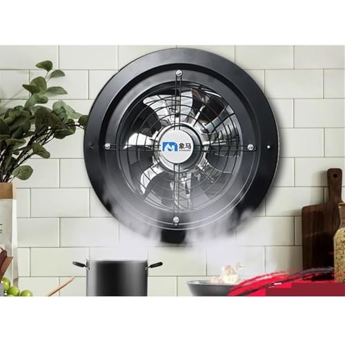 Ventilador de extracción de conducto empotrado 30 x 30 cm con alta succión para cocina y baño, ventilador potente para baño miniatura 3