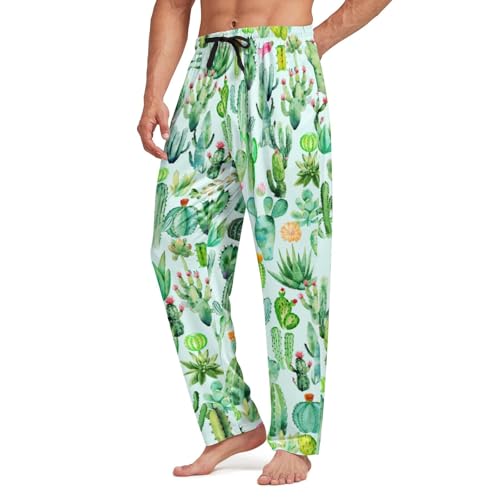 Hello Gorgeous Men's Pajama Pants Lightweight Soft Sleep Lounge Pants Elastic Waist Drawstring Bottom Pant Sleepwear for Men3