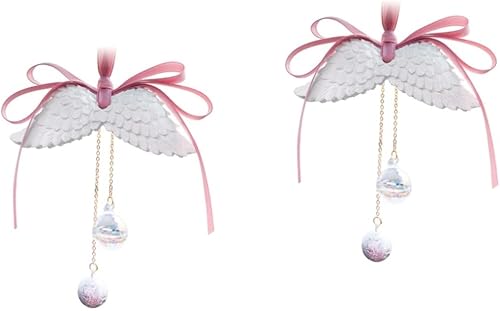 Milisten 2 unids colgante de ala Accesorios para automóviles Accesorios de coche Accesorios de coche Espejo retrovisor del coche Accesorios de