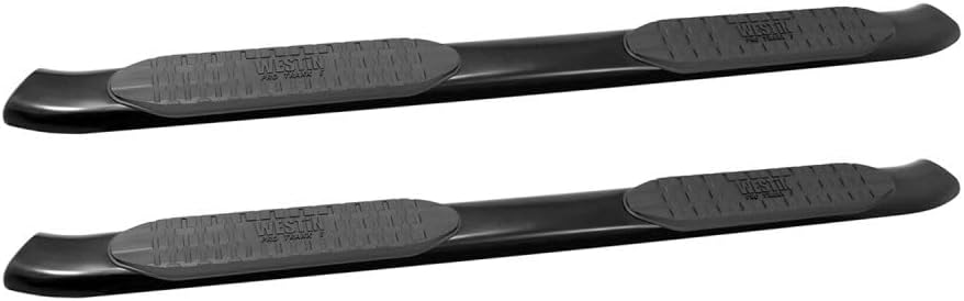 Westin 21-51685 PRO TRAXX 5 Oval Nerf Bars fits 2007-2013 Silverado Sierra 1500 Extended Cab 2007-2010 Silverado Sierra 2500 3500HD 2011-2014 2500 3500HD (Exc Diesel) Black Pair