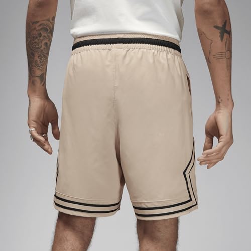 Jordan Dri-FIT Sport Men's Woven Diamond Shorts (Black/White/Dark Shadow/White, FB7580-010)3