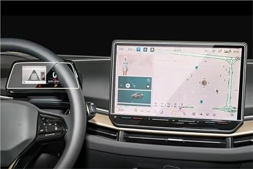 Verre trempé pour VW ID.3 ID.4 2025 protège-écran 12,9 pouces navigation