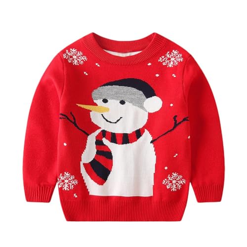 Ugly Christmas Sweater for Girls Funny Xmas Knit Pullover Shirts Kids Child Holiday Jumper Tops Outfit 2-14 Years