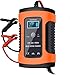 Produktbild TravelHawk Autobatterie Ladegerät 12V 6A - Vollautomatisches Intelligentes Erhaltungsladegerät, Batterieladegerät mit Reparaturmodus, Wintermodus und LCD-Display für Auto, LKW, Motorrad, Boot
