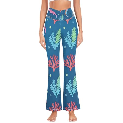 Legging yoga femme à motif reptile coloré pour style décontracté