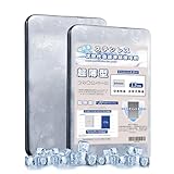 CHFNJJ 保冷剤 ステンレス 保冷剤 クーラーボックス用保冷剤 倍速凍結 長時間 強力 驚異の保冷力 最高な冷却用品 防災 長持ち再利用可 薄型 軽量 2個