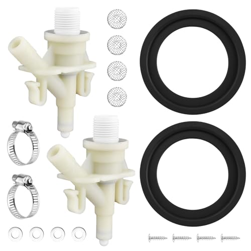 Image of Bibabala Rv Water Valve Replacement, Kit for Pedal-Flush Toilets for Dometic 300 310 320 Series