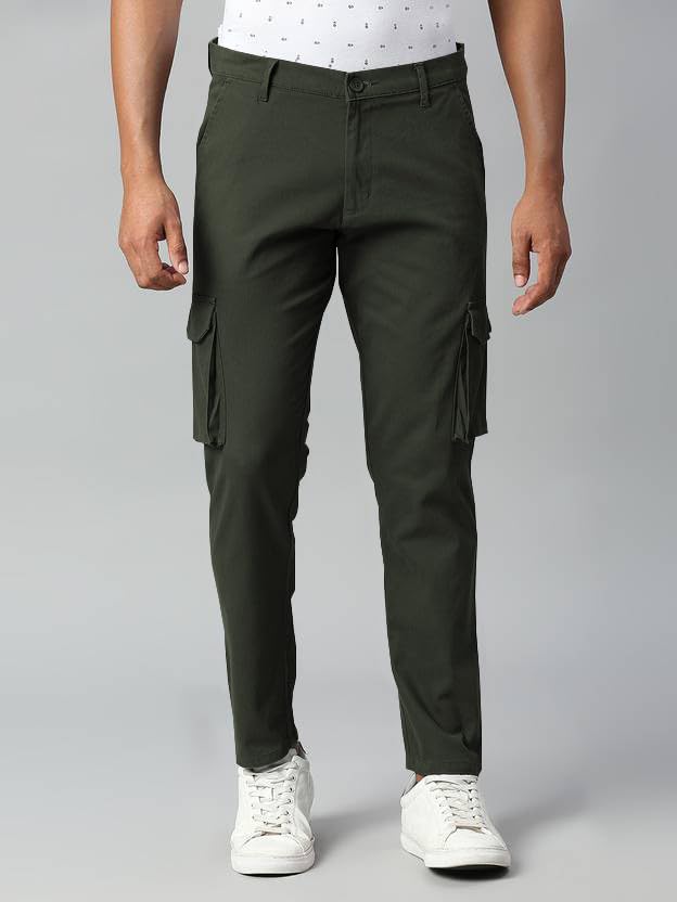 Image of Leriya Fashion Cargo Pants for Men | Pure Cotton Cargo Pant for Men | Button Waist Pant Premium Cotton Casual Trouser | 6 Pocket Pants for Man Cargo Comfortable All-Day (Also Available in Plus Sizes)