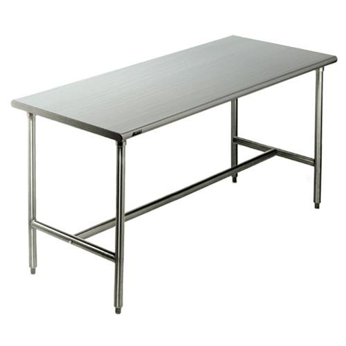 Cleanroom Table, Solid Top, 36x48", H-Frame