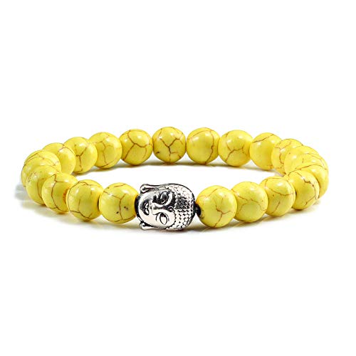 Bracelet pierre volcanique résistant aux intempéries perles Bouddha homme femme