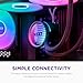 NZXT Kraken Core 360 RGB - AIO CPU Liquid Cooler - 360 mm Radiator - 360 mm Single-Frame Fan - Compatible with AMD® AM5/AM4 & Intel® LGA 1851/1700/1200/115X - Black