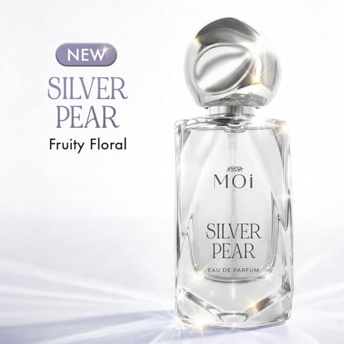 Image of Nykaa Silver Pear EDP 50ml | Fruity Floral Scent for Women | Pear, Lavender Elegant Fragrance | Long-Lasting Everyday & Evening Scent | Luxury Perfume | Best Gift for Her