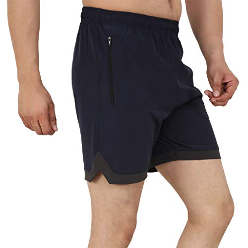Image of NEVER LOSE Men's Lightweight Performance Training Shorts with Quick-Dry Fabric for Running, Gym and Everyday Workouts