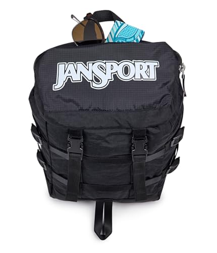JanSport Mini Skip Pack – Compact Backpack with Main Compartment, Side Water Bottle Pocket, and Zippered Accessory Pocket, Black - image 5