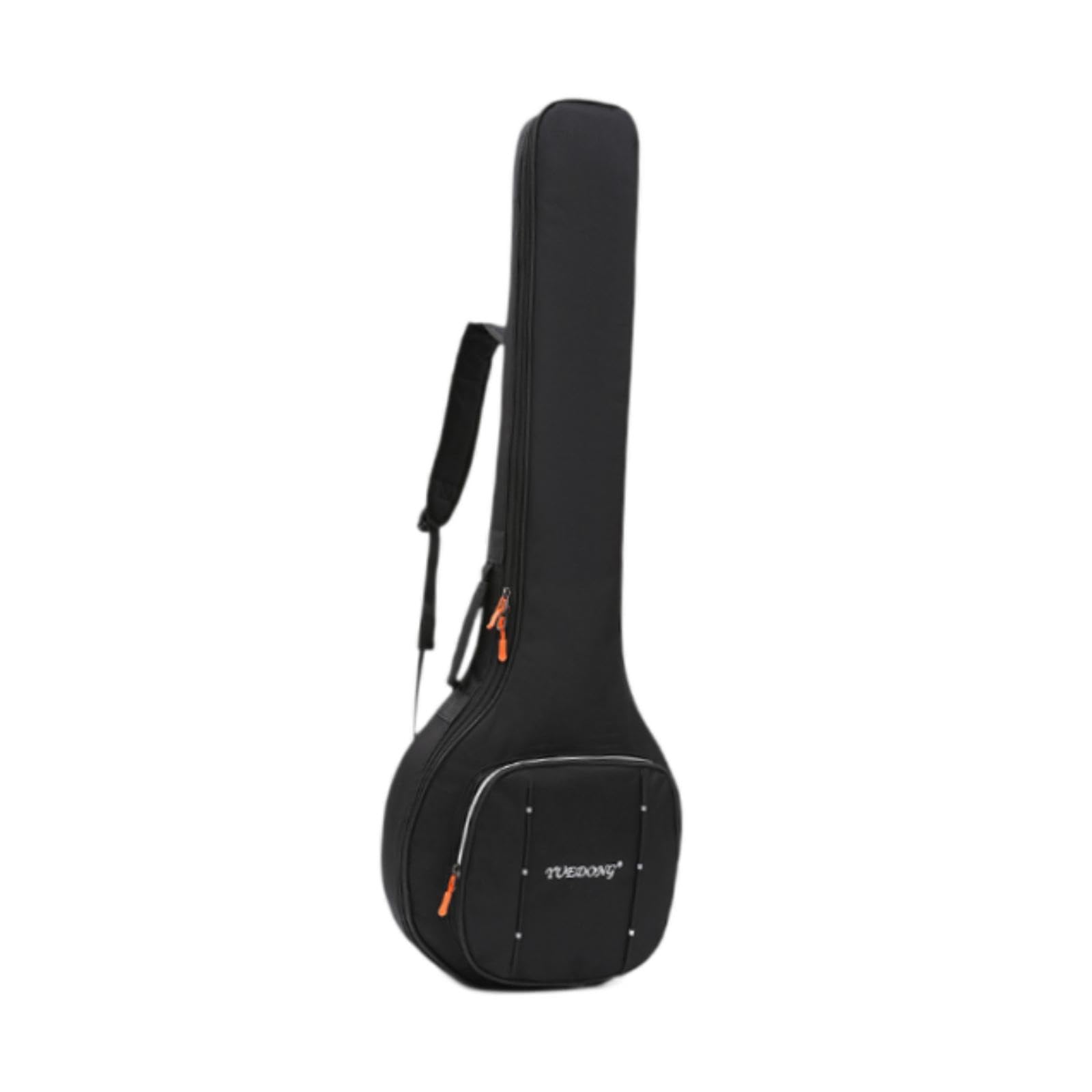 JISADER Banjo Gig Bag Banjolele Case con cinghia portatile portatile con cinghia portatile Oxford in tessuto Oxford da 10 mm Black