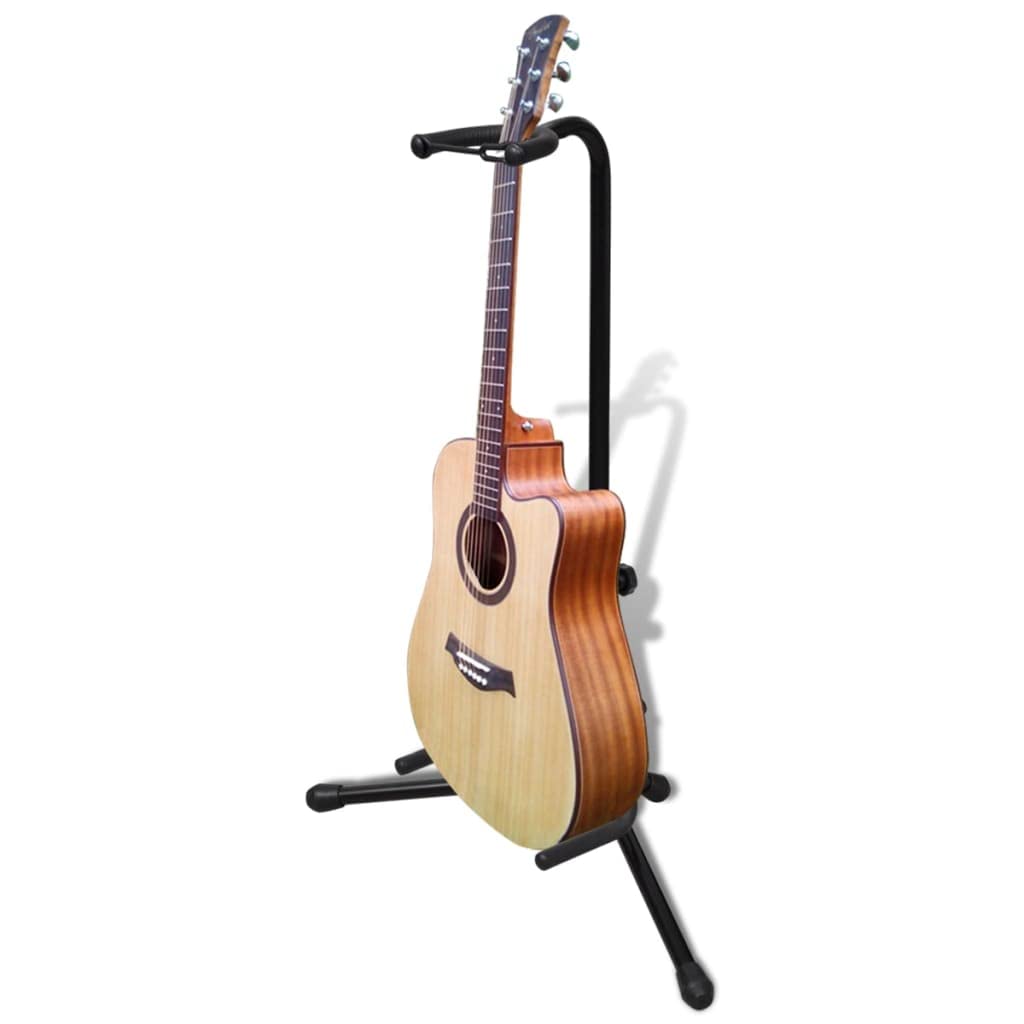Support de guitare réglable pliable - Couleur : noir