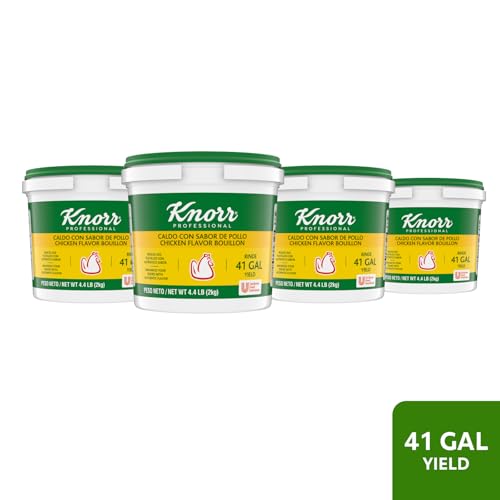 Image of Knorr Professional Caldo de Pollo, Chicken Bouillon Tubs, 4.4 Lb, 4 Pack