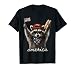 America Meme Raccoon Hot Dog 250 Years 1776 2026 4th of July T-Shirt