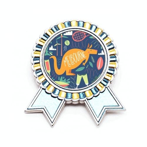 Tennis Surf Broche Winner Award Medal Melbourne Australie Kangourou pour Veste