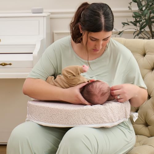 Image of My Brest Friend Basic Nursing Pillow Cover - Slipcovers for Baby - Adjustable Fit, Easy Care, Durable - Basic Nursing Pillow Not Included, Basic Flowery Plain