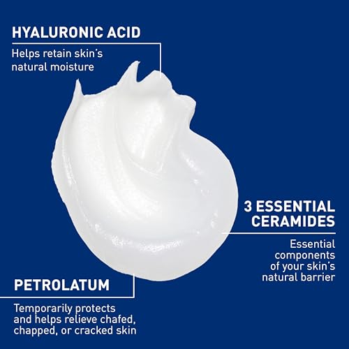 Best Over-the-Counter Atopic Dermatitis Treatments for Adults Over 50: Expert-Tested Solutions That Actually Work 2 CeraVe Healing Ointment, Hydrating Skin Protectant With Petrolatum, Hyaluronic Acid & Ceramides, Face & Body Skin Barrier Repair For Cracked, Chafed, Dry Skin, Fragrance Free & Lanolin Free, 12 Oz