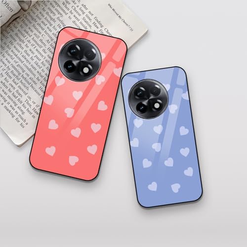 Image of COLORflow Back Cover Compatible with OnePlus 11R 5G | Heart Celestial Color Customized | Shockproof TPU Bumper with Camera Protection Back Cover Compatible with OnePlus 11R 5G