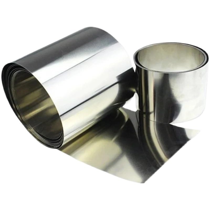 Tira magnética de lámina de acero inoxidable 430, 0,05-0,5mm de espesor, 20-300mm de ancho, 1M de longitud, materia prima industrial(0.2x300x1000mm)