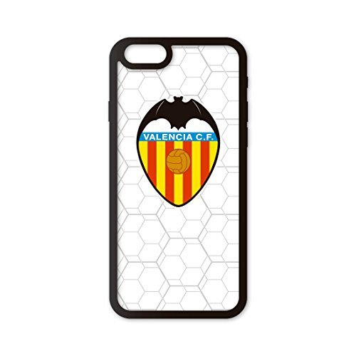 PHONECASES3D Funda móvil Compatible con iPhone 6/Compatible con iPhone 6s Valencia CF Escudo. Carcasa de TPU de Alta protección. Funda...