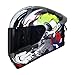 VCOROS X9 Full Face Motorcycle Helmet Replacement Shield 5Color Lens Available (Black)