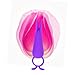 LUV-SPOT Quiet Powerful Silicone Mini Vibrator with 10 Modes for Travel, Rechargeable Sex Toys with Soft Smooth Tentacles to Clitoris Nipple Penis Stimulation Massager for Women, Men and Couples