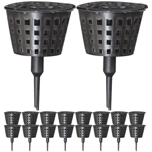 Levemolo Cestini di Fertilizzante in Plastica per Bonsai 30 Pezzi, Contenitori per Fertilizzazione Piante da Giardino Chiusura, Accessori per Coltivazione Interna