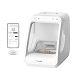 PawsPik Automatic Microchip RFID Pet Feeder, for Cats & Small Dogs, 16-Cup, ISO Microchip Compatible, App Control, Portion Control, Suitable for Multi-Pet Family