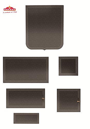 REJILLA VENTILACION BRONPI SERIE M-D SIMPLE GRIS (20 X 35)