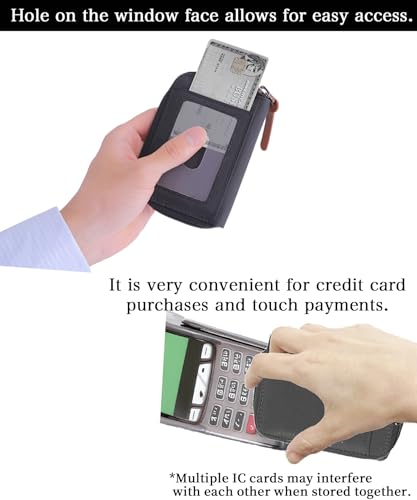 Shoebill Small Wallet with Carabiner Lanyard with ID Window - Lightweight, Zippered, Water Resistant4