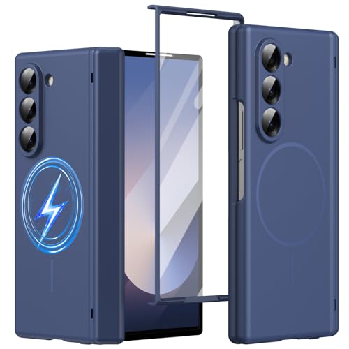 Protection appareil photo Samsung Z Fold 6 coque silicone antichoc anneau magnétique