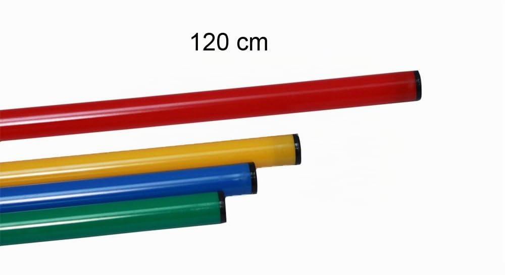 Sport Set de 10x Picas de Entrenamiento 120 cm, Rojo