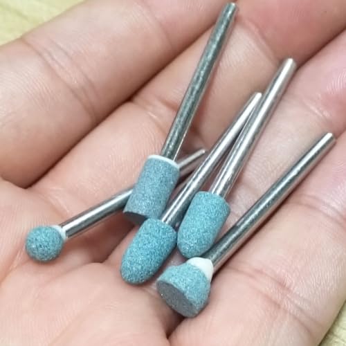 10 Pack Rotary Abrasive Mounted Stone Grinding Tool Silicon Carbide Grinding Kit for Rust Remove