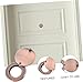 Peephole Cover, Peep Hole Covers for Door - Home Security Privacy Protection with Self-Adhesive Installation Tools（Silver）