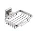 Fapully Soap Dish Stainless Steel Bathroom&Kitchen Shower Soap Holder Toilet Soap Saver Wall Mount Brushed Nickel