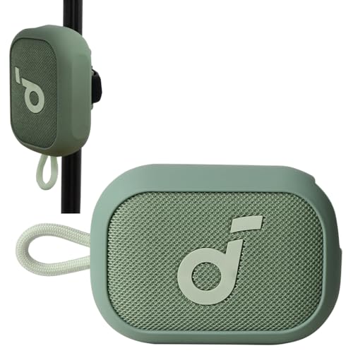 Hermitshell Silicone Carrying Case Replacement for Soundcore Select 4 Go Bluetooth Speaker by Anker (Green)