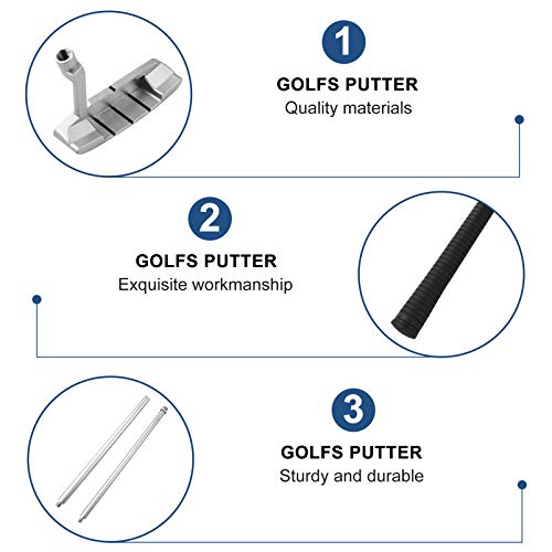 CLISPEED Taco de Golfe Bidirecional Liga de AlumÃ­nio DobrÃ¡vel para a MÃ£o Esquerda E Direita.