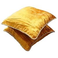 Cuscino In Lino Ecrù E Biscotto Unito Al Velluto Color Carta Da Zucchero E Oro | CQ - Foto 6