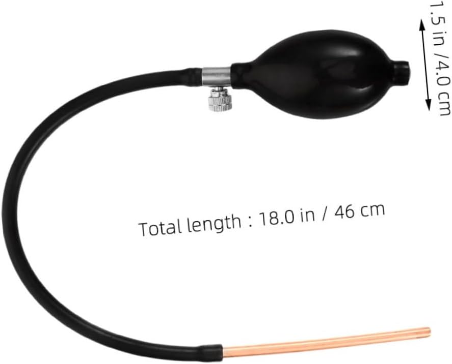 3pcs Sugar Blower Pump for Sugar Blowing Tools Copper Tube for Work and Baking for Home Bakeries and Candy Shops