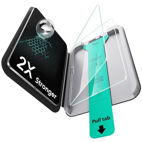 ESR 2 Piezas, Protector Pantalla para iPad Pro 11 Pulgadas M5/M4 (2025/2024), Cristal Vidrio Templado 9H con Bandeja UltraFit, Antiarañazos, Transparencia HD, Sin Burbujas, Compatible con Pencil