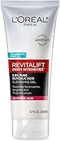 L'Oreal Paris Skincare Revitalift Derm Intensives Gel Cleanser with 3.5% Pure Glycolic Acid, Salicylic Acid to resurface...
